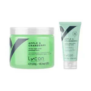 Apple & Cranberry Sugar Scrub, groot en klein formaat