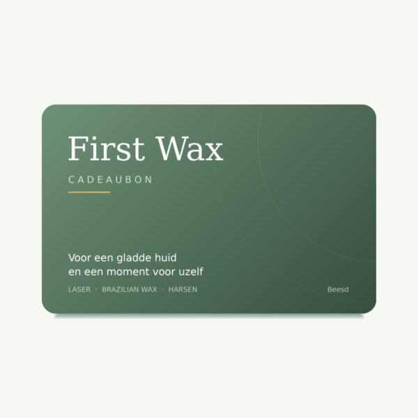 First Wax gift card