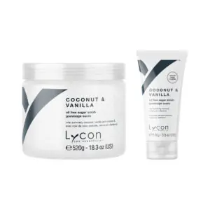 Coconut & Vanilla Sugar Scrub, groot en klein formaat